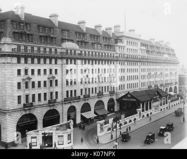 Chiltern Gericht und der Station Baker Street, an der Ecke der Baker Street und Marylebone Road, London. ca. 1930 Stockfoto