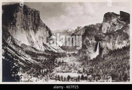 Blick auf den Yosemite-Nationalpark, Kalifornien, USA Stockfoto