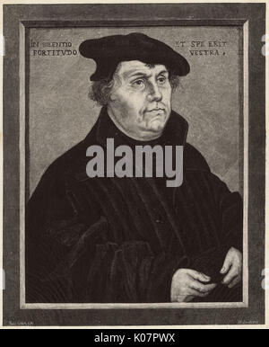 Martin Luther von Lucas Cranach Stockfoto