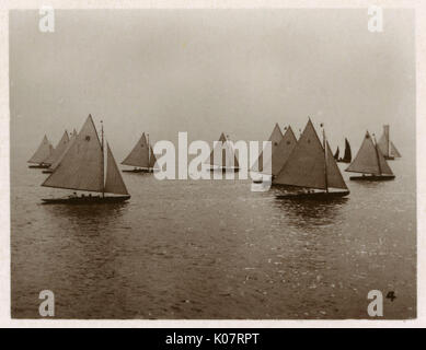 Bembridge, Isle of Wight - Hampshire - Jachten der Redwing-Klasse Stockfoto