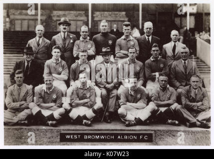 West Bromwich Albion FC Fußballteam 1936 Stockfoto