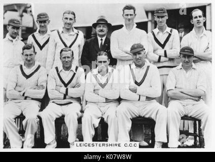 Leicestershire CCC Cricket Team Stockfoto