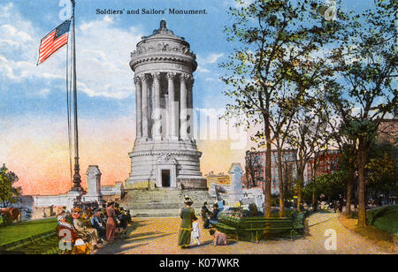 New York City, USA – Soldiers and Sailors Monument Stockfoto