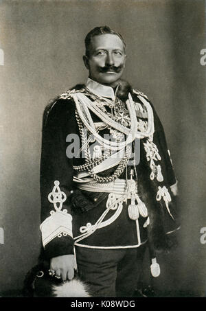 Kaiser Wilhelm II. - Deutscher Kaiser Stockfoto