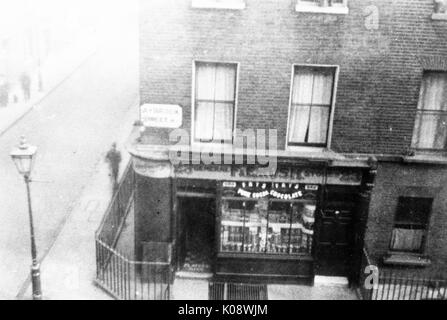 Zeitungskiosk, Aybrook Street, Marylebone, London Stockfoto