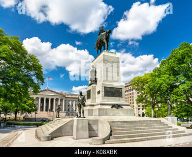 General William Tecumseh Sherman Denkmal in Washington, D.C. Stockfoto