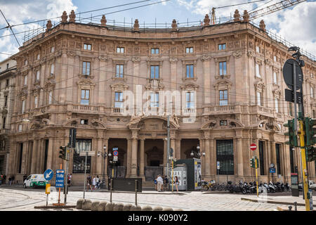 Ex Palazzo delle Poste auf Piazza Cordusio, Mailand, Italien Stockfoto