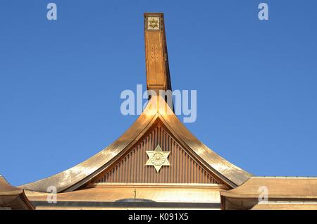 SUKYO MAHIKARI NEUE WELT RELIGION ZENTRALE, Takayama, Japan Stockfoto