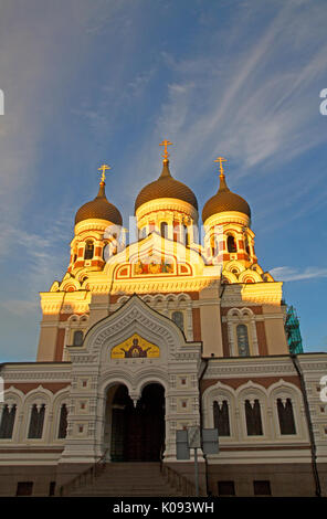 Alexander-Newski-Kathedrale in Tallinn Stockfoto