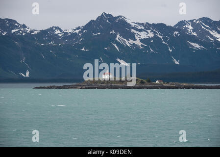 Eldred Rock Lighthouse Stockfoto