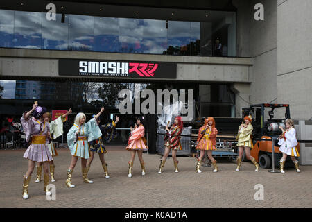 Sydney, Australien. 19. August 2017. SMASH! Sydney Manga und Anime Show ist eine japanische Kultur pop-Konvention, die von Künstlerinnen, Kulturschaffenden und Fa gewidmet ist. Stockfoto