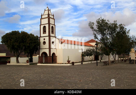 Historische Kirche, Santo Domingo de Guzman, Tetir Dorf, Fuerteventura, Kanarische Inseln, Spanien Stockfoto