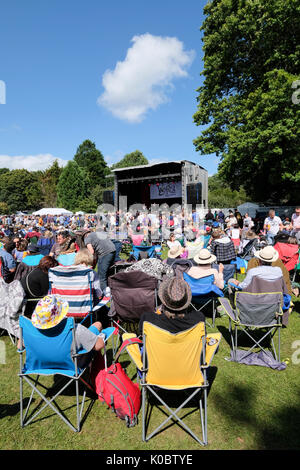 Weyfest Music Festival, das ländliche Leben Center, Tilford, Surrey, England, 19. August 2017 Stockfoto