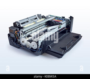 Was ist auf einem Desktop Drucker? Stockfoto