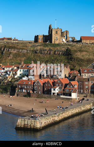 St. Marienkirche, Whitby Stockfoto