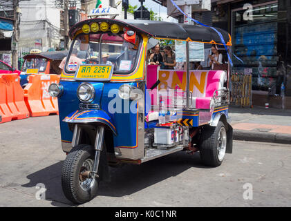 Tuk Tuk auf der Khao San Road, Bangkok Stockfoto