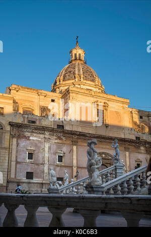 Italien, Sizilien, Palermo, Pretoria quadratisch, Kirche San Giuseppe Stockfoto