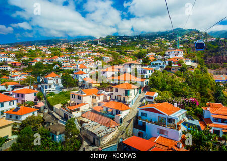 Stadtbild. Funchal. Madeira, Portugal, Europa. Stockfoto