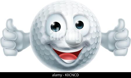 Golf Ball Mann Stock Vektor