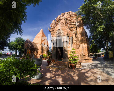 Po Nagar Cham Türme in Nha Trang, Vietnam Stockfoto