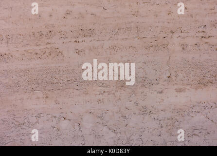 Nahaufnahme eines marokkanischen Rot Adobe Schlamm Wand als Hintergrund. Stockfoto