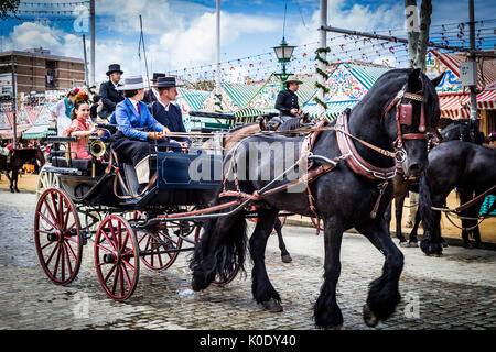 Feria de abril Stockfoto