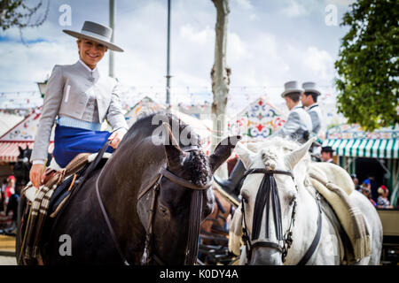 Feria de abril Stockfoto