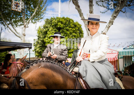 Feria de abril Stockfoto