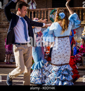 Feria de abril Stockfoto