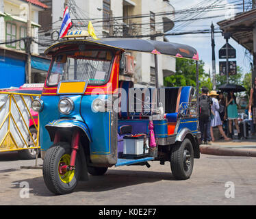 Tuk Tuk auf der Khao San Road, Bangkok Stockfoto