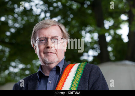 Edinburgh, Großbritannien. 23 Aug, 2017. Alan Riach, der Schottische Dichter und akademischen, beim Edinburgh International Book Festival erscheinen. Credit: GARY DOAK/Alamy leben Nachrichten Stockfoto