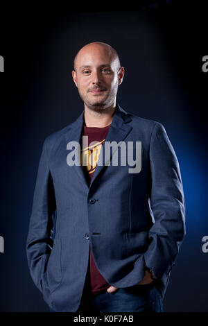 Edinburgh, Großbritannien. 23. August 2017. Julian Furman, die britische Schriftstellerin, beim Edinburgh International Book Festival erscheinen. Gary Doak/Alamy leben Nachrichten Stockfoto