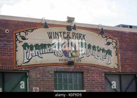 Winter Park, Florida's Bauernmarkt Stockfoto