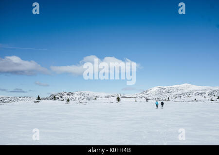 Moen, Norwegen - 23. März 2016. Menschen Sulseter Ski Resort. Stockfoto