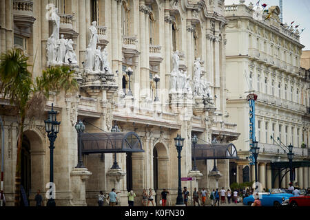 Kuba, Kuba, Hauptstadt Havanna National Theater, Gran Teatro de La Habana Alicia Alonso von architecte Paul Belau Stockfoto