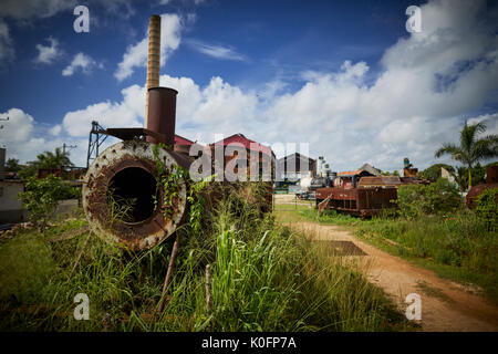 Kuba, Kuba, Cardenas, Museum Sugar Mill von Jose Smith Comas erhalten Öl Dampflokomotiven Stockfoto