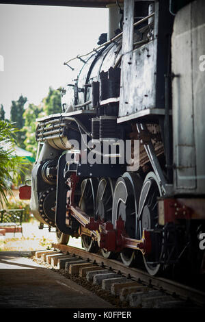 Kuba, Kuba, Cardenas, Museum Sugar Mill von Jose Smith Comas erhalten Öl Dampflokomotiven Stockfoto