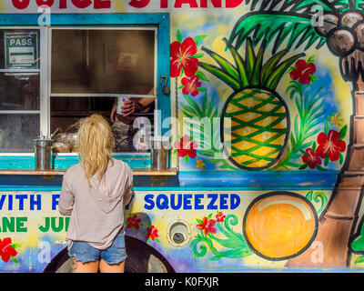 Essen Lkw auf Maui, Hawaii Stockfoto