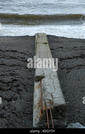Szenen von Aberystwyth an der Westküste von Wales Stockfoto