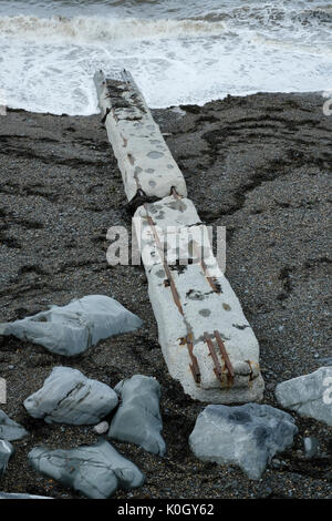 Szenen von Aberystwyth an der Westküste von Wales Stockfoto