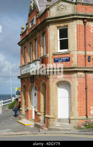 Szenen von Aberystwyth an der Westküste von Wales. Cliff Railway Stockfoto