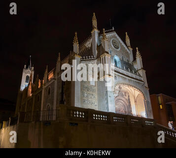 Iglesia de Los Jerónimos o de San Jerónimo el Real. Madrid Hauptstadt. España Stockfoto