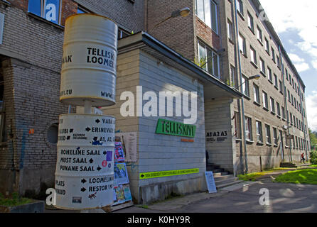 Telliskivi Creative City im Stadtteil Kalamaja Stockfoto
