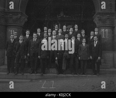 Bild von der Johns Hopkins University Klasse von 1911, 1911. Stockfoto