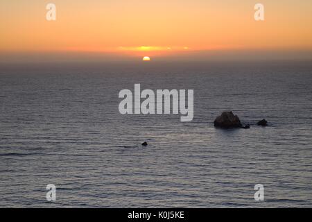 Sonnenuntergang, Baja California, Mexiko Stockfoto