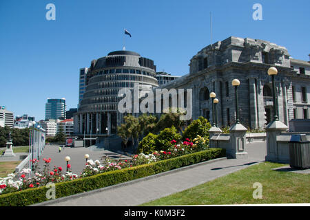 Der Bienenstock (NZ Parlament Gebäude) Stockfoto