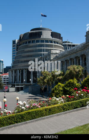 Der Bienenstock (NZ Parlament Gebäude) Stockfoto