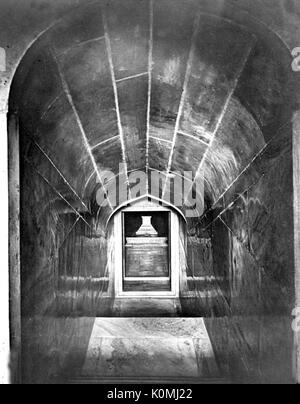 Alte vintage Laterne Folie von innen Grabmal Taj Mahal, Agra, Uttar Pradesh, Indien, Asien Stockfoto