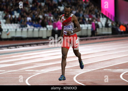 Mohamed AMGUOUN von Marokko in der Männer 800m T13 Finale auf der Welt Para Meisterschaften in London 2017 Stockfoto