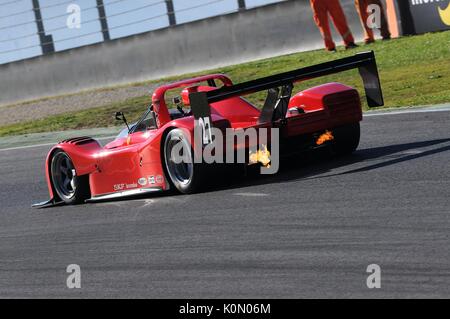 MUGELLO, IT, November 2015, Unbekannt laufen mit Ferrari 333 SP in die Mugello während Finali Mondiali Ferrari 2015 in Mugello, Italien Stockfoto